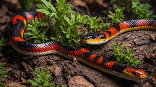 Coral Snake: Brightly Banded and Highly Venomous