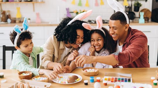 Origins of Easter, Chocolate eggs, and the Giant Bunny