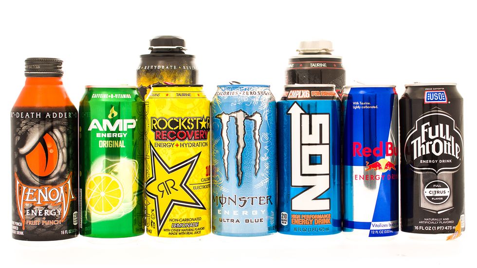 The Title of Highest-Caffeine Energy Drink Is a 4-Way Tie