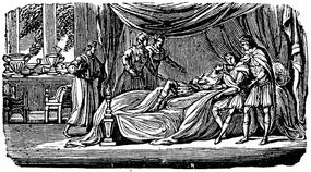 alexander the great deathbed woodcut