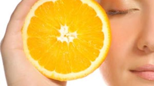 How does skin produce vitamins?