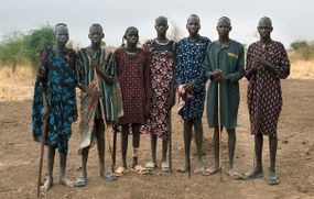 dinka people, dinka men