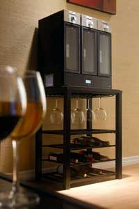 skybar with wine rack