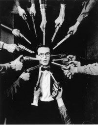 Prior to the 1920s, there were no gun control laws on the books in the U.S., a point understood by silent film star Harold Lloyd in &quot;An Eastern Westerner.&quot; See more gun pictures.