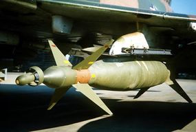 The GBU-10 laser-guided smart bomb