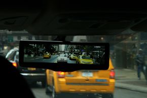 Nissan's Smart Rearview Mirror is the world's first LCD monitor that helps you see more clearly what is behind your vehicle when you're driving down the road.