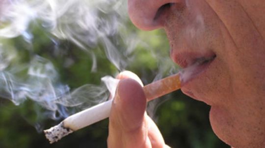 How does smoking affect skin?