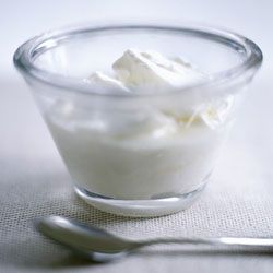 Plain yogurt can form the base of a delicious fruit or vegetable dip.