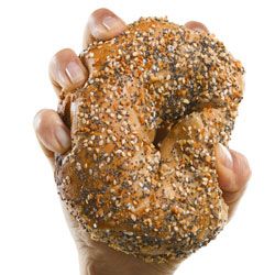 whole-grain bagel