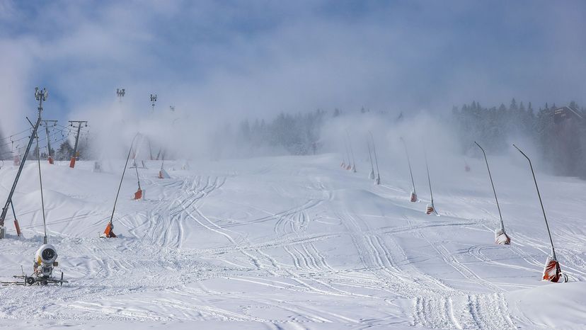 Ski area's tower guns elevate man-made snow