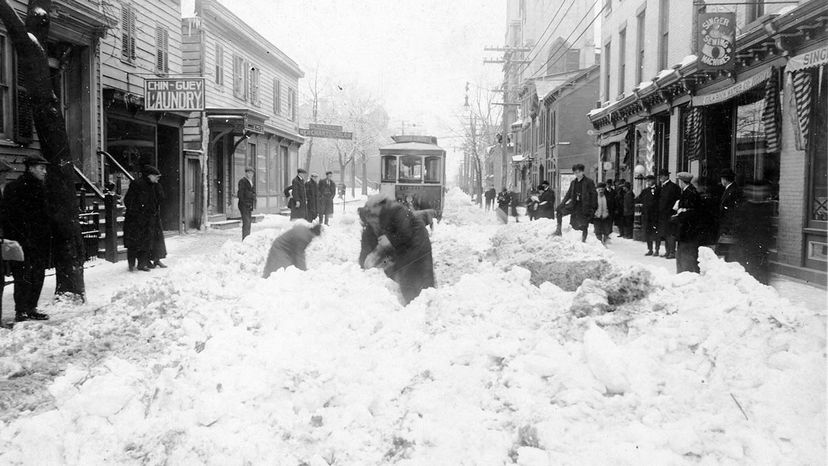 1888年的新不伦瑞克大暴风雪＂border=