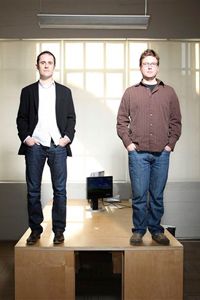 Biz Stone and Evan Williams