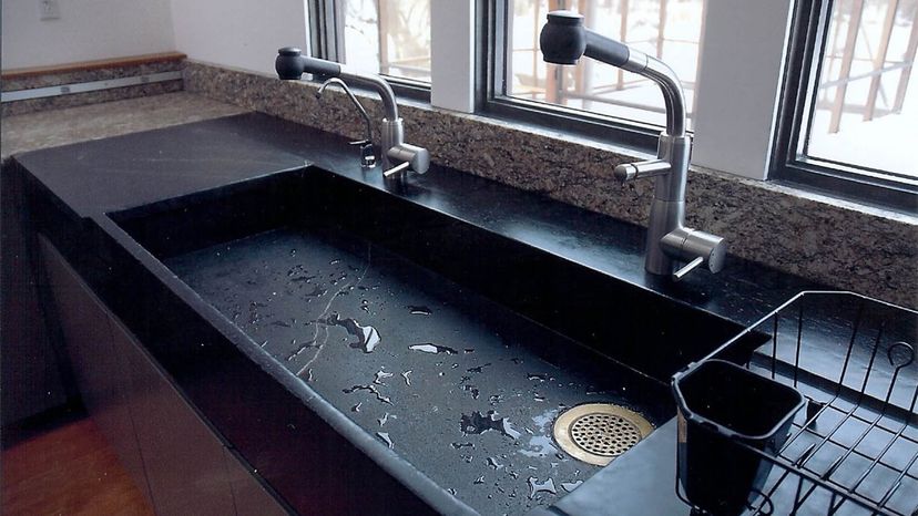 soapstone counter and sink