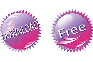 web buttons that say "free" and "download"