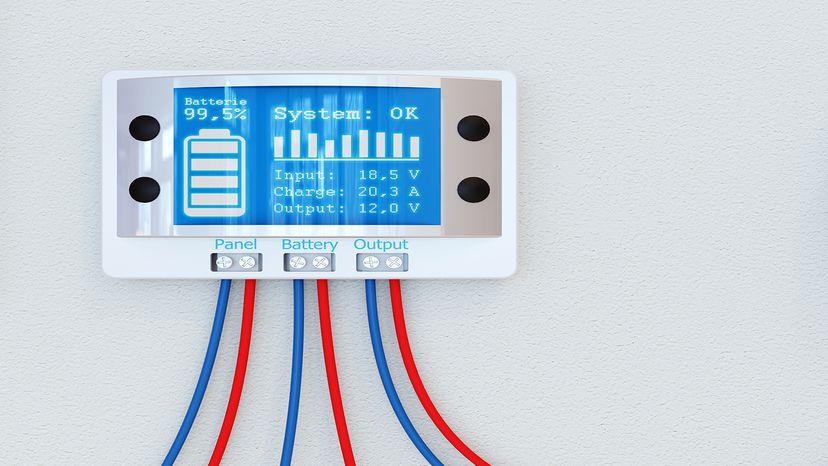 A solar charge controller.