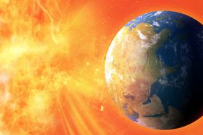 Solar flares, which can impact Earth's environment, are magnetic explosions on the sun's surface.