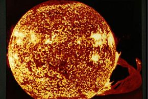 Could an extremely powerful solar flare destroy all the