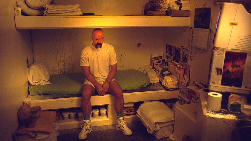 A prisoner sits in his cell in solitary confinement in California's Pelican Bay prison, known as California's toughest prison. Prisoners have protested the harsh conditions of solitary confinement there for years. Andrew Lichtenstein/Corbis via Getty Images