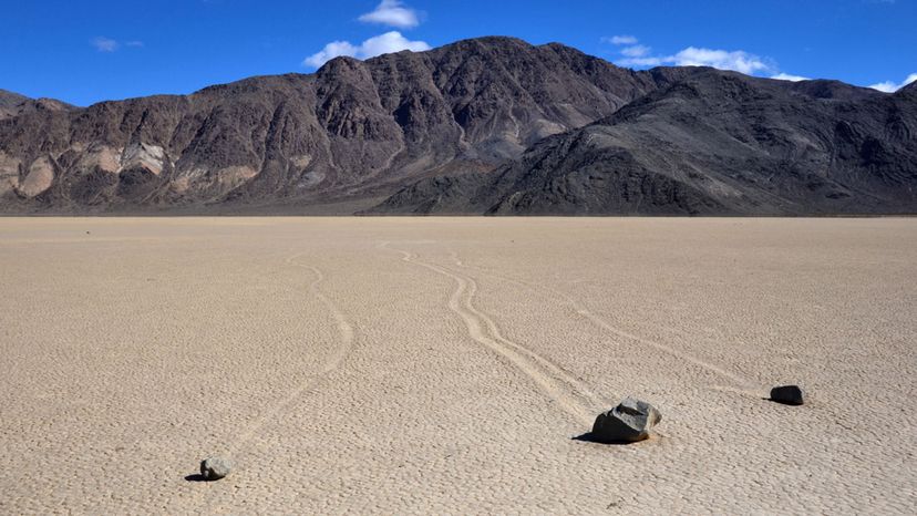 death valley sliding stones