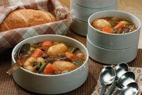 Soup can be a healthy and hearty meal.
