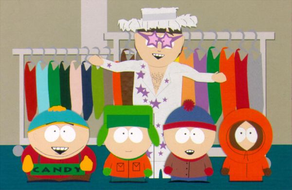 Characters from the animated television show 'South Park.'