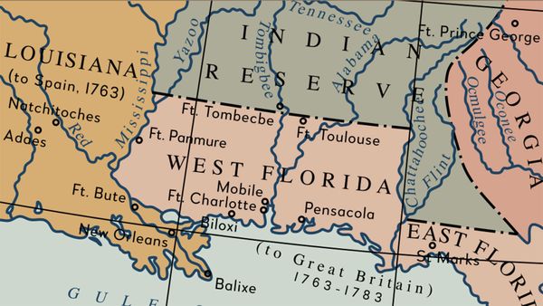 Republic of West Florida map
