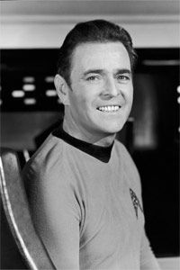 After repeatedly hearing &quot;Beam me up, Scotty&quot; during his &quot;Star Trek&quot; career, actor James Doohan elected to have a little bit of himself beamed up into space after he died.
