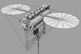 在一些早期的计划中，剩余的建筑材料将被用来形成配重。＂border=