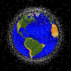 Space junk traveling at high velocities threatens to create even more debris by colliding with other objects.