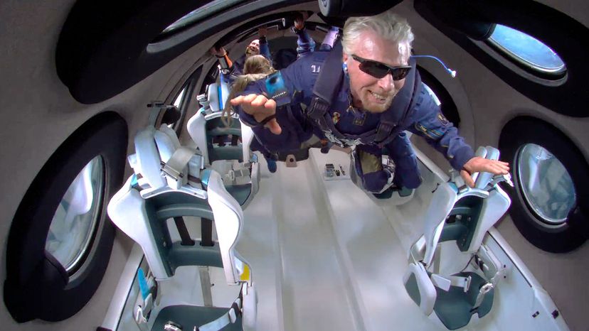 Richard Branson in space #Unity22