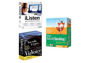 There are several software programs that you can purchase for home speech recognition.