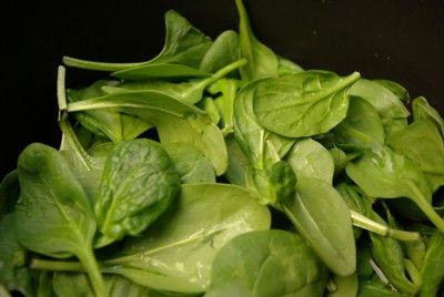 Raw spinach