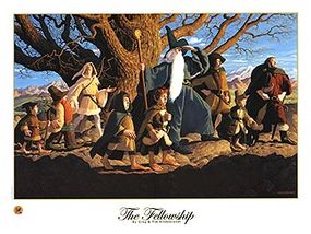 "The Fellowship of the Ring" lithograph: $35.00”border=