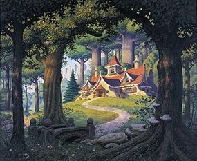 Original acrylic painting, "Rivendell": $35,000.00”border=