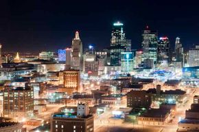 Kansas City at night