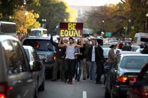 occupy DC, traffic