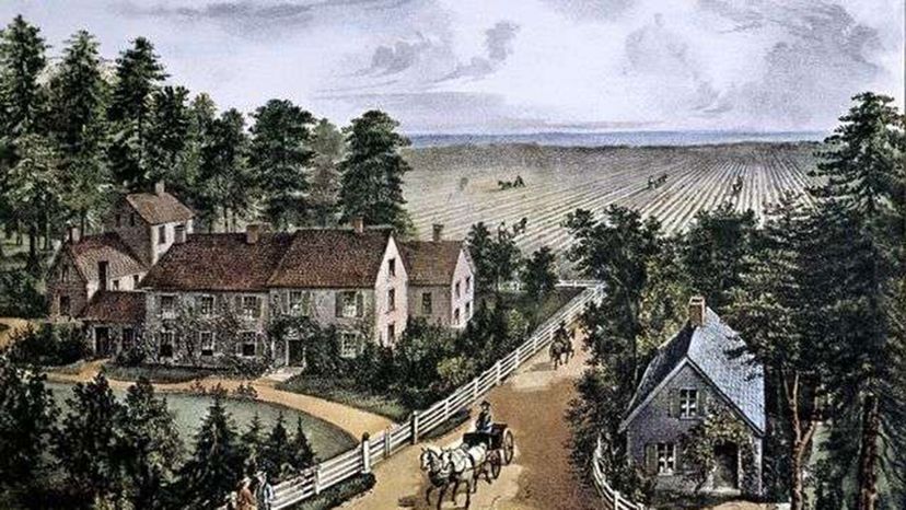 farming scene 1800s