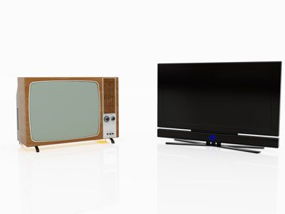 the rear-projection television that households had in the 90s and