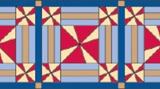 Twirling Quilted Table Runner Pattern