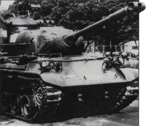 The Type 61 Main Battle Tank was the first armored vehicle designed and built in post-war Japan. See more tank pictures.