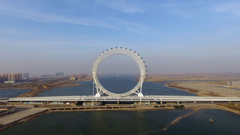 Bailang River Bridge Ferris Wheel