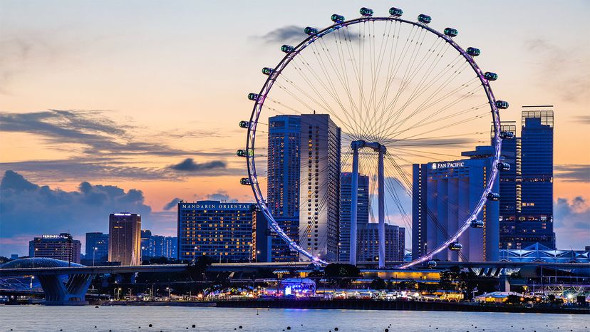 the world's largest spokeless ferris wheel opens in shandong, china