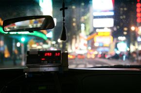 All taxi meters measure the distance a cab covers, plus any time spent waiting.