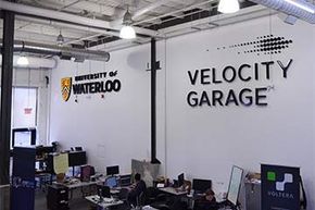 University of Waterloo's start-up incubator, Velocity, is located in Kitchener's historic Tannery District in Ontario.