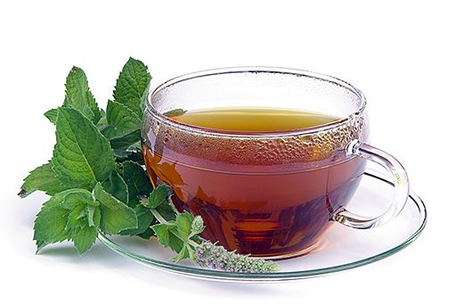 healthy mint tea