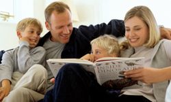 parents reading to children