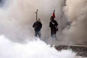 tear gas