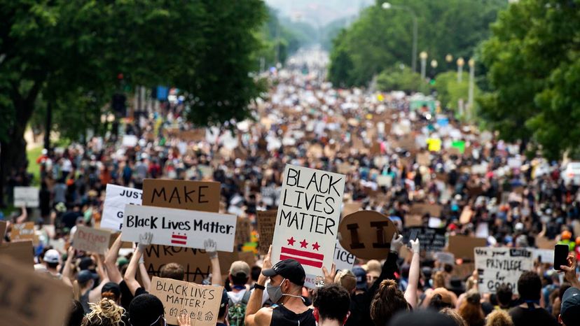 peaceful protesters