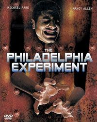 This 2007 DVD cover for 1984's &quot;The Philadelphia Experiment&quot; dispenses with the cheese and hypes the teleportation horror.