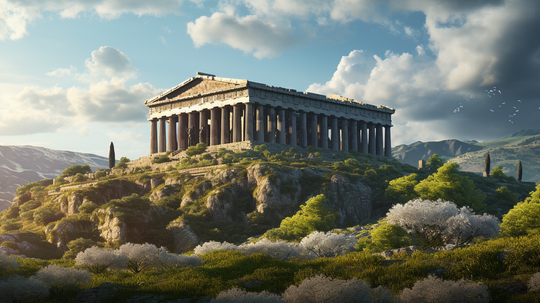 在以弗所的阿耳忒弥斯神庙:古代世界的一个奇迹”width=